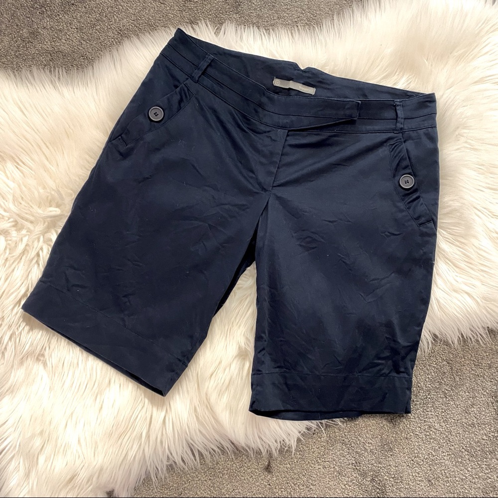 Navy bermuda shorts